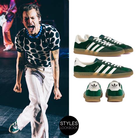 adidas gazelle gucci harry styles|gucci custom gazelle.